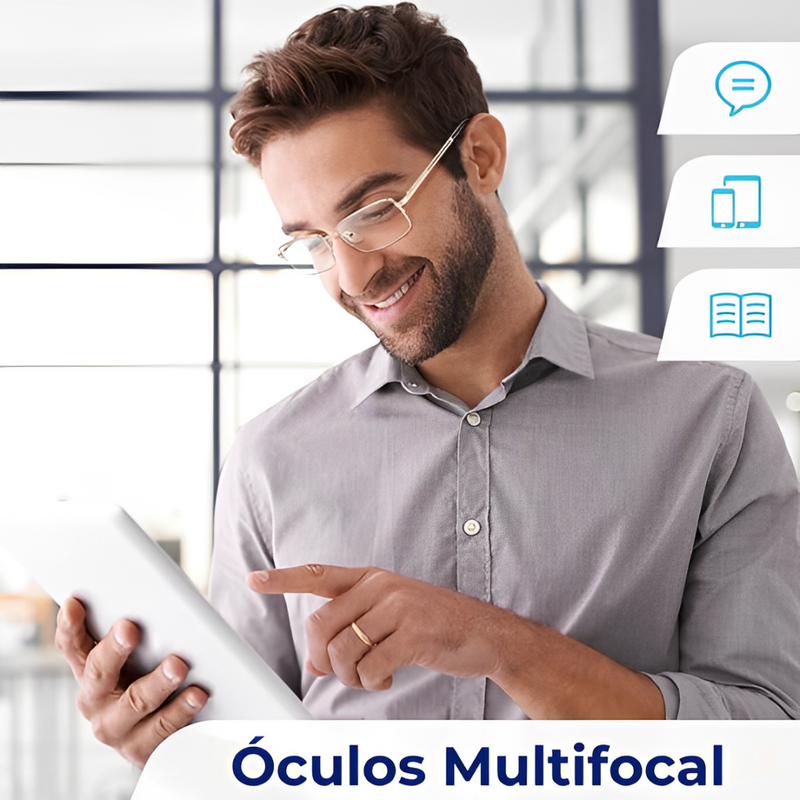 Óculos Multifocal Focus Sync + Compre 1 e Leve 2 🎁