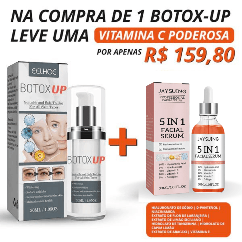 Botox UP - [TRATAMENTO DE MINUTOS] + 1 BRINDE EXCLUSIVO - Center Brasil