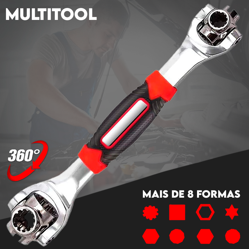 Chave Inglesa 48 em 1 Universal - MultiTool - Center Brasil