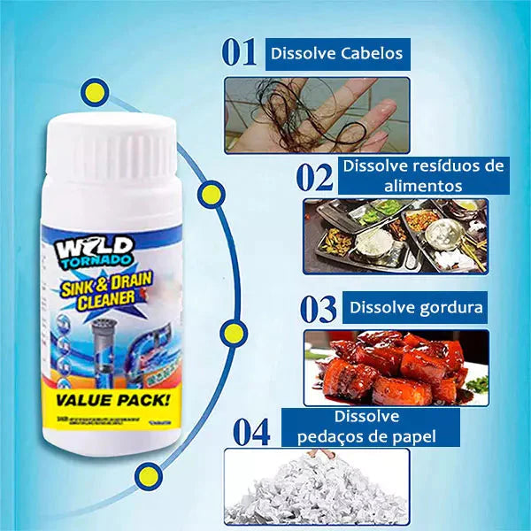 Desentupidor de Canos Wild Tornado® - Center Brasil