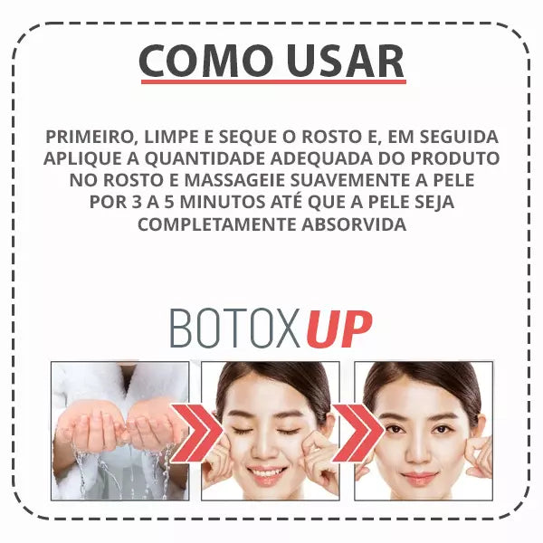 Botox UP - [TRATAMENTO DE MINUTOS] + 1 BRINDE EXCLUSIVO - Center Brasil