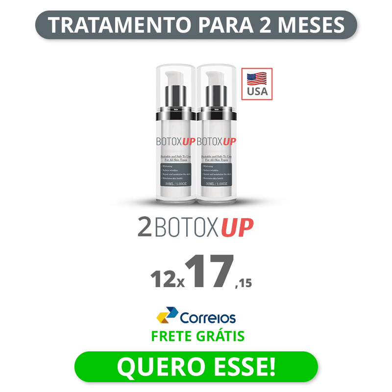 Botox UP - [TRATAMENTO DE MINUTOS] + 1 BRINDE EXCLUSIVO - Center Brasil